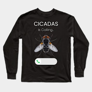 "Cicadas is Calling - Fantastic Realism Fly Long Sleeve T-Shirt